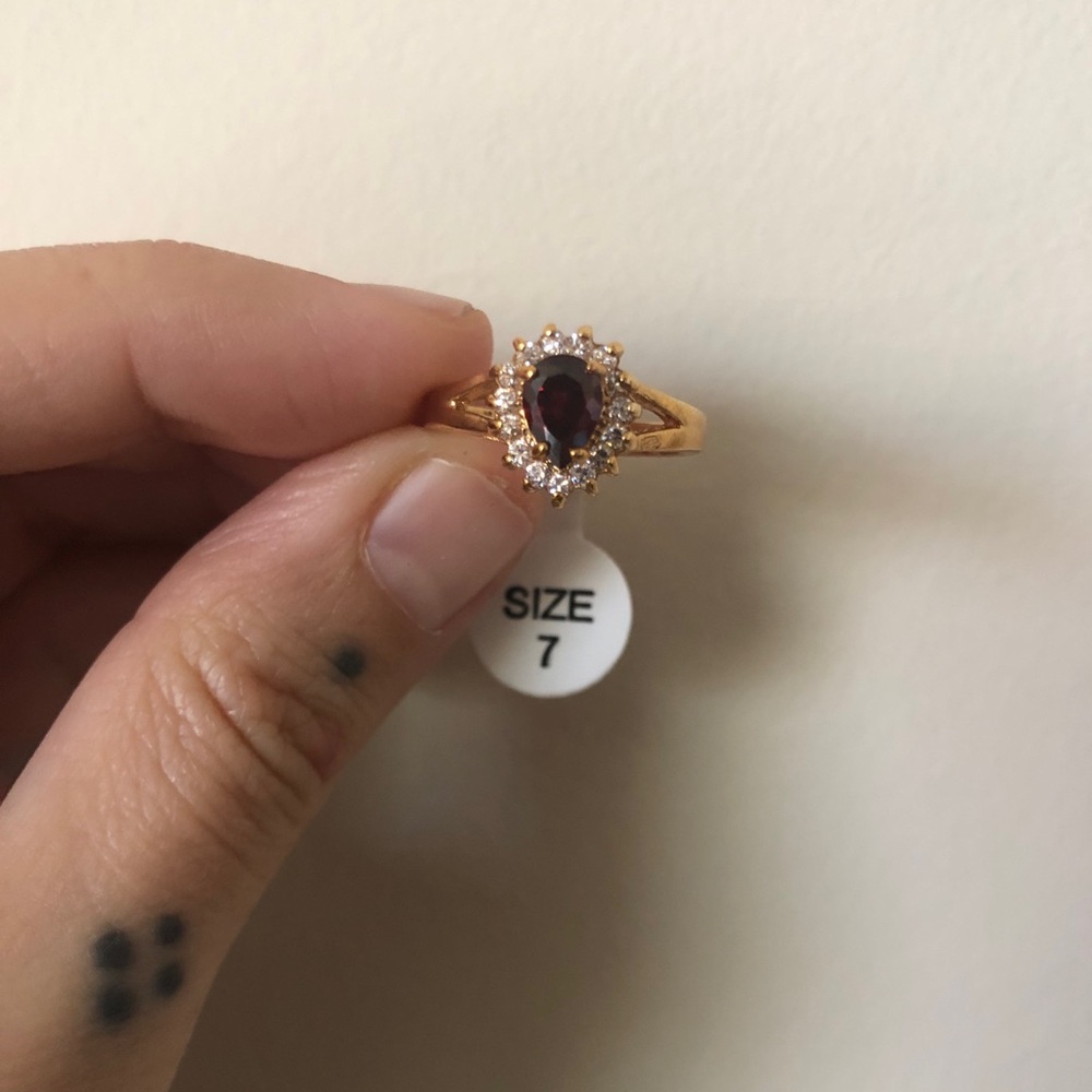 Ruby costume ring